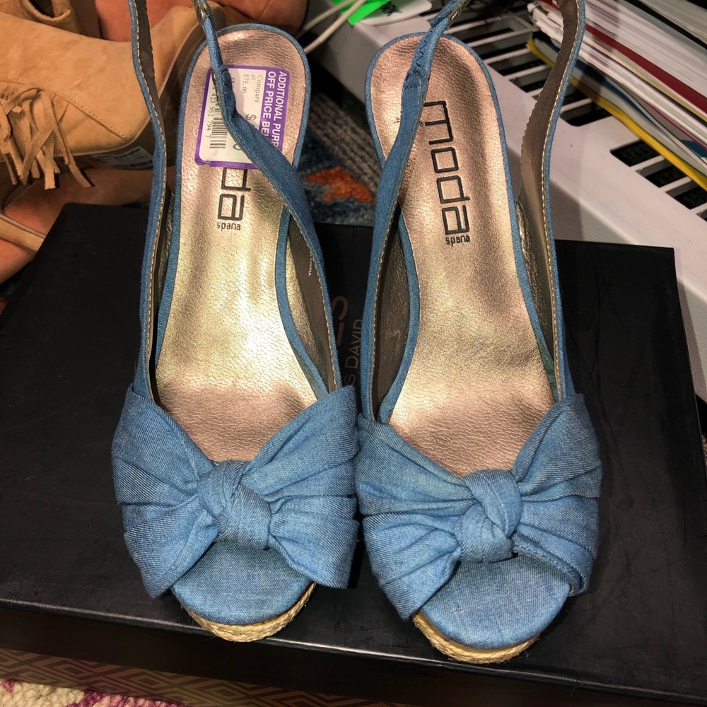 Open toe wedge